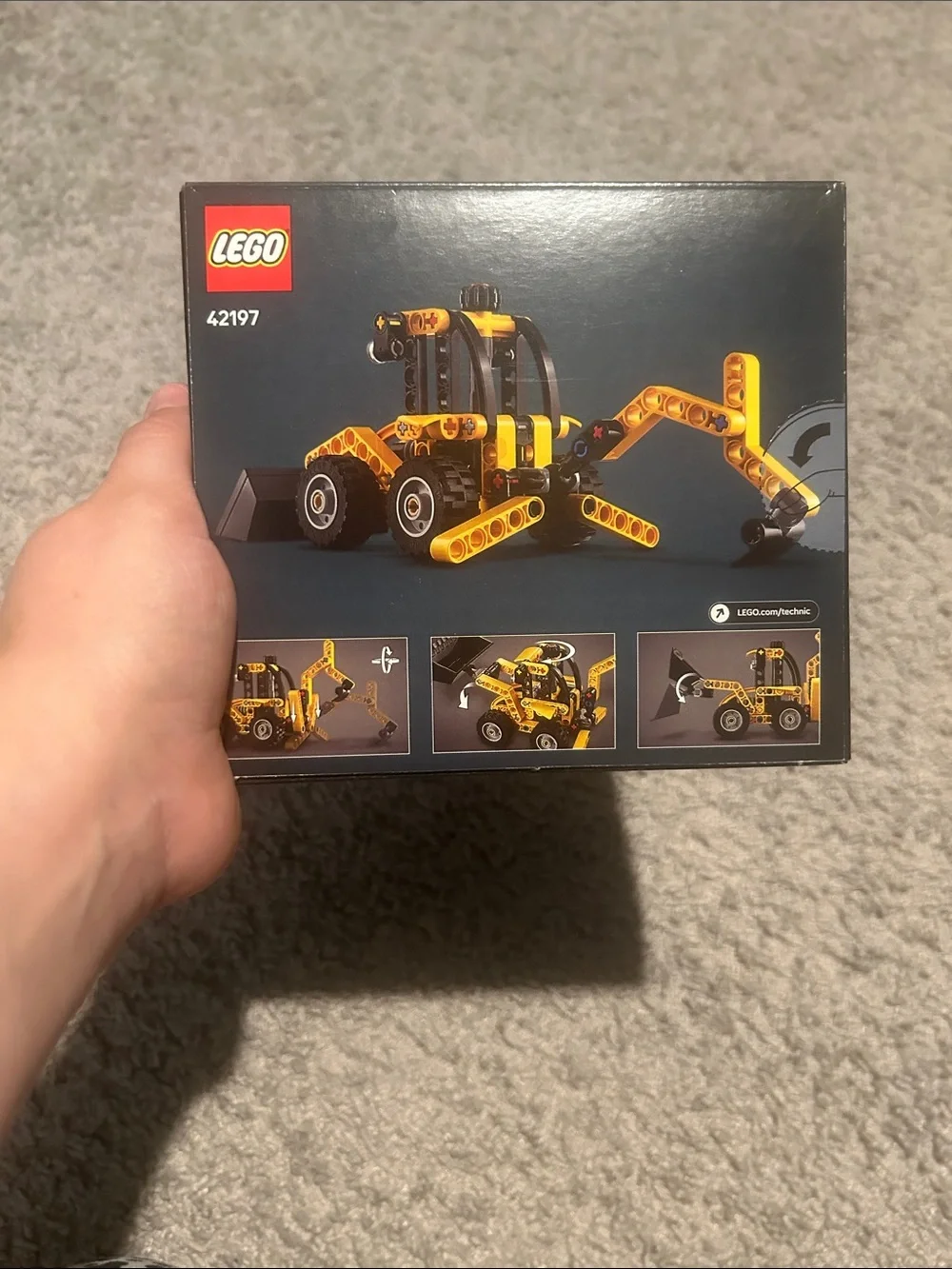 Lego technic backhoe